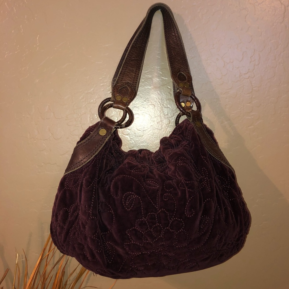 Lucky Brand Vintage Inspired Bag Brown/Burgundy